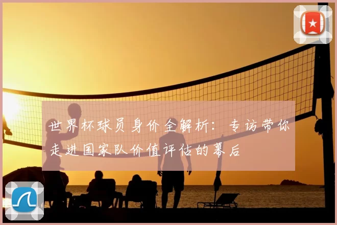 世界杯球员身价全解析:专访带你走进国家队价值评估的幕后
